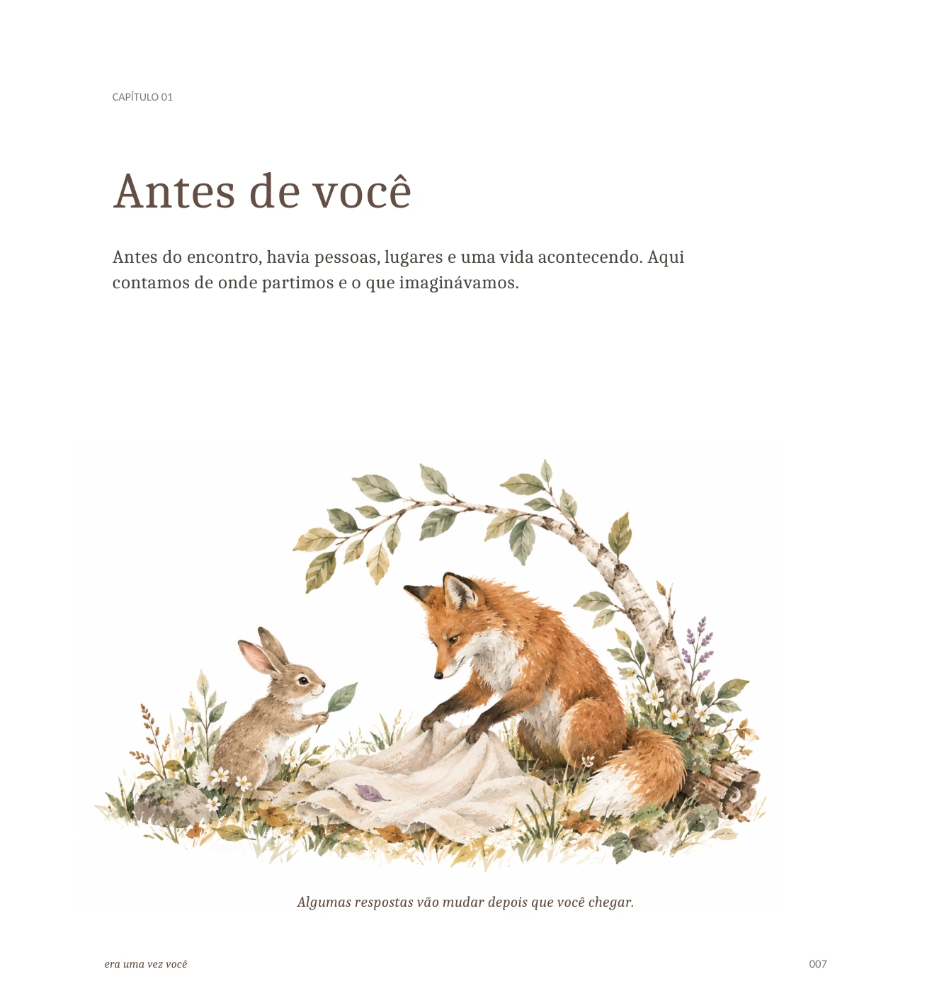 Página 7 do livro — Antes de você